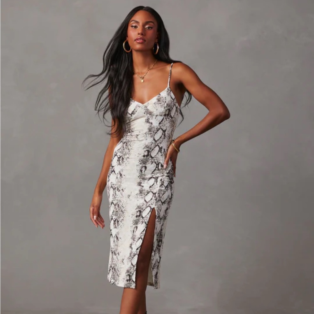 Vici Snake Skin Midi Dress. New! Never Worn!